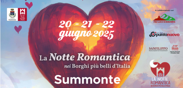 Torna a Summonte la Notte Romantica Torna a Summonte la Notte Romantica