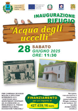 Sabato 28 giugno si inaugura il rifugio Acqua degli Uccelli Sabato 28 giugno si inaugura il rifugio Acqua degli Uccelli