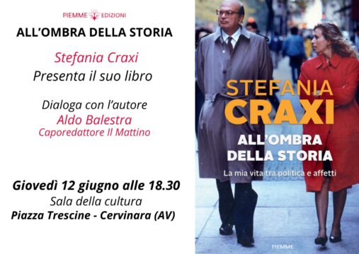Cervinara. giovedì si presenta il libro di Stefania Craxi Cervinara. giovedì si presenta il libro di Stefania Craxi