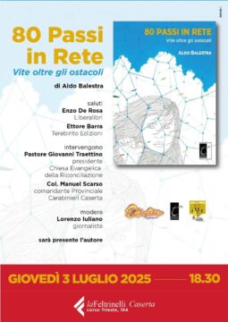 Domani si presenta il libro di Aldo Balestra a Caserta