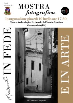 Montesarchio: doppio appuntamento con la fotografia al Museo e alla Torre Montesarchio: doppio appuntamento con la fotografia al Museo e alla Torre