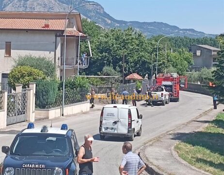 Cervinara: paura per la fuoriuscita di gas Cervinara: paura per la fuoriuscita di gas