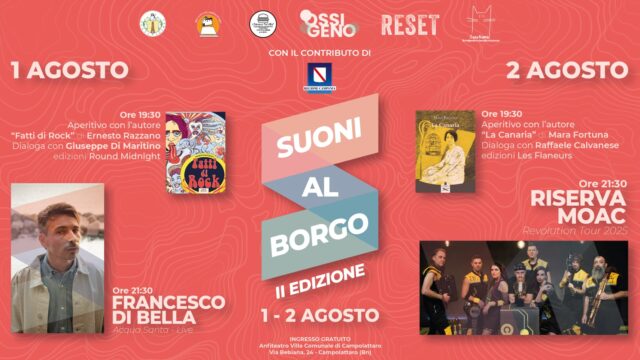 Seconda edizione per Suoni al Borgo Festival a Campolattaro Seconda edizione per Suoni al Borgo Festival a Campolattaro
