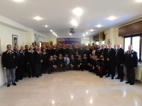 Visita del generale La Gala ai carabinieri di Benevento Visita del generale La Gala ai carabinieri di Benevento