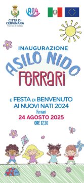 Cervinara: Domani si inaugura l’asilo nido Ferrari Cervinara: Domani si inaugura l’asilo nido Ferrari