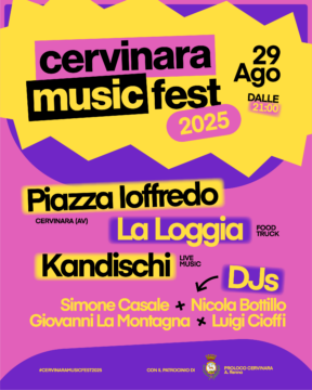 Valle Caudina: venerdì 29 agosto al via la prima edizione del Cervinara Music Fest