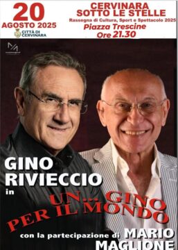 Cervinara: questa sera lo spettacolo di Gino Rivieccio in piazza Trescine