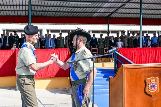Il Colonnello Carlo Bianchi subentra al Colonnello Marco Pelliccioni al comando del Reggimento Addestrativo alla Scuola di Commissariato