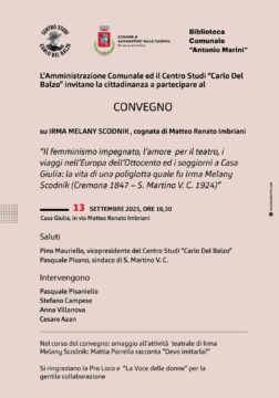 San Martino: alla scoperta di i Irma Melany Scodnikm, cognata di Matteo Renato Imbriani San Martino: alla scoperta di i Irma Melany Scodnikm, cognata di Matteo Renato Imbriani