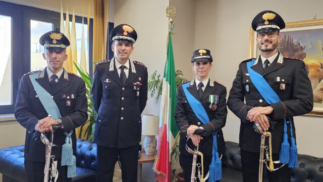 Si insediano i nuovi comandanti delle compagnie di Avellino, Montella e Solofra