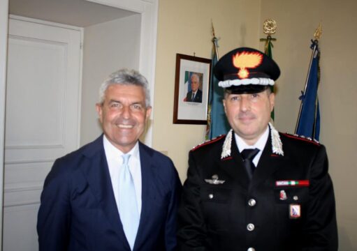 Il presidente Lombardi accoglie il colonnello Keten nuovo comandante provinciale dei carabinieri di Benevento Il presidente Lombardi accoglie il colonnello Keten nuovo comandante provinciale dei carabinieri di Benevento