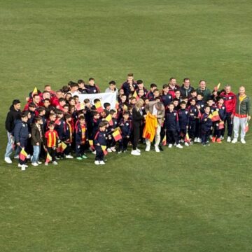I piccoli calciatori dell’ASD Paolisi ospiti del Benevento Calcio al Ciro Vigorito