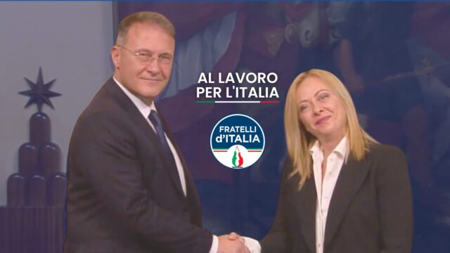 Edmondo Cirielli vicino alla candidatura alla presidenza della Regione Campania