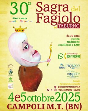 Domani al via la 30esima edizione del fagiolo del Taburno