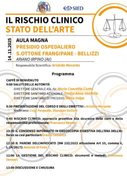 Convegno sul rischio clinico ad Ariano Irpino