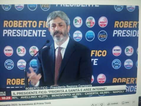Roberto Fico è il nuovo presidente della giunta regionale