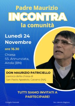 Airola: oggi arriva padre Maurizio Patriciello