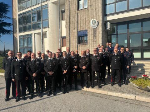 Il comandante provinciale dei carabinieri visita la compagnia di Montesarchio