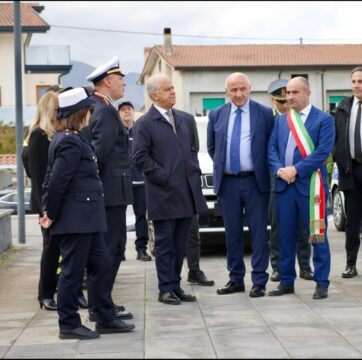 San Martino: il ministro Piantedosi visita la nuova sede della polizia locale