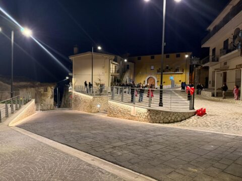 Montesarchio: apertura ufficiale della Piazza Pennino