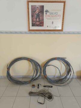 Arrestato dai carabinieri per aver rubato 30 chili di rame