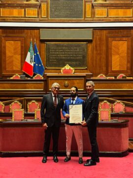 Valle Caudina: Mario De Lucia ricevuto al Senato da campione del mondo