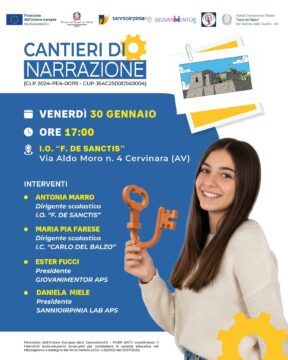 Cervinara: venerdì si presenta il progetto Cantieri di Narrazione