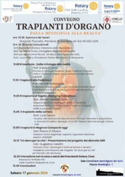 Valle Caudina: mobilitazione per i trapianti degli organi