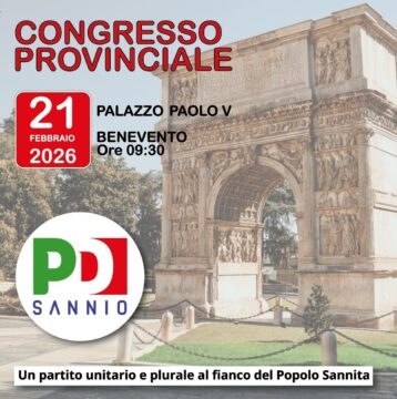 Sabato si celebra il congresso del provinciale del Partito Democratico sannita