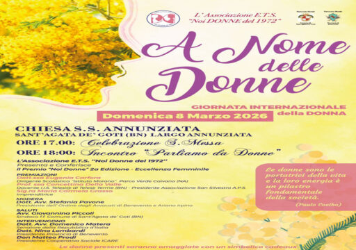 Sant’Agata de’ Goti celebra l’8 marzo con l’evento A Nome delle Donne