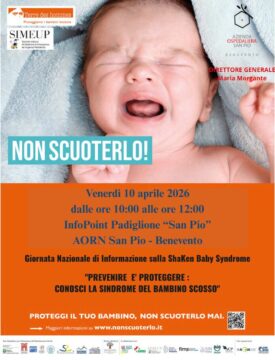 Il San Pio aderisce alla giornate nazionali della sindrome del Bambino Scosso