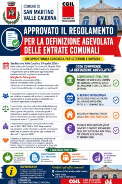 San Martino: su proposta della Cgil il consiglio approva l’agevolazioni delle entrate comunali