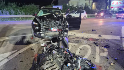 Valle Caudina: grave incidente stradale in località Campizze di Rotondi