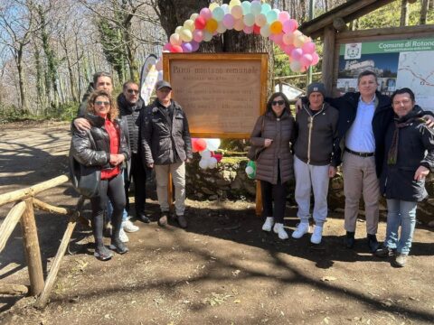 Rotondi: inaugurato il Parco Montano sopra il Santuario della Madonna della Stella