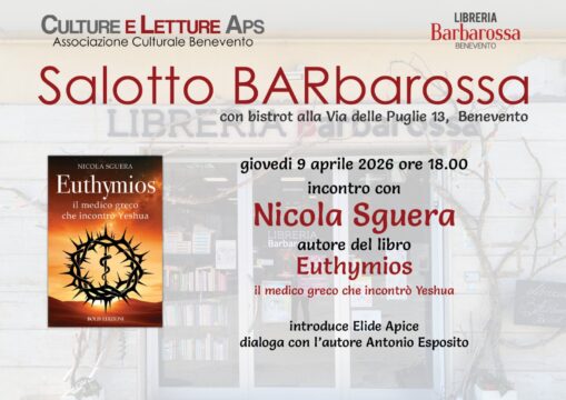 Giovedì si presente il romanzo di Nicola Sguera “Euthymios”