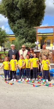La magia delle ginnaste di Cambiamenti di Cervinara alla Caserma Magrone