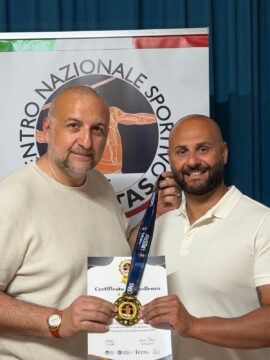 Cervinara: nel salone d’onore del Coni premiato Pietro Barbarino