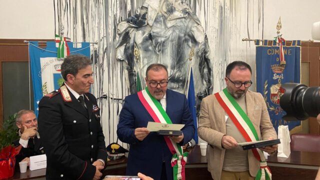 Cerimonia di commiato per il Luogotenente Nicola Iaquinto