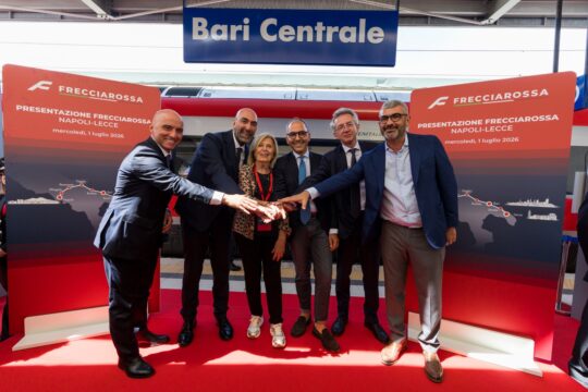 Parte il Frecciarossa Napoli-Lecce grazie alla tratta Cancello- Napoli