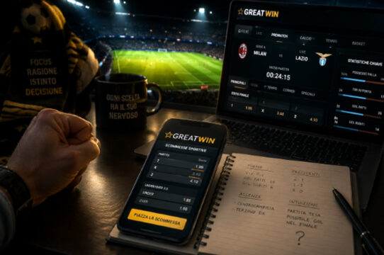 Scommesse sportive e Great Win: quando numeri e istinto si incontrano