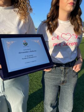 Cervinara: una partita per ricordare Alessandra e Roberta