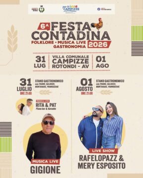 Rotondi: A Campizze torna la festa contadina