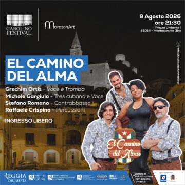 Valle Caudina: il Carolino Festival fa tappa a Montesarchio e Bonea