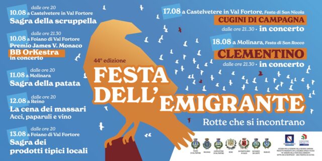 7 paesi coinvolti nella 44esima festa dell’emigrante