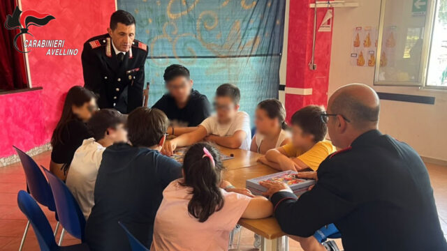 I Carabinieri incontrano i giovani della ludoteca comunale