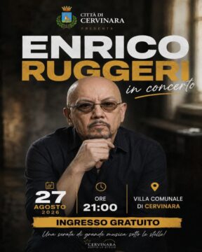 Cervinara: cresce l’attesa per il concerto di Enrico Ruggeri