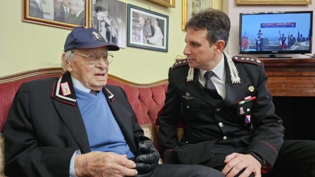 Addio al carabiniere di 102 anni Pietro Sordillo