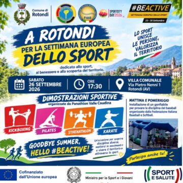 Rotondi celebra la settimana europea dello sport