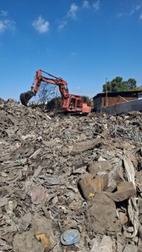 Valle Caudina: domato il nuovo incendio nel sito di stoccaggio di Airola