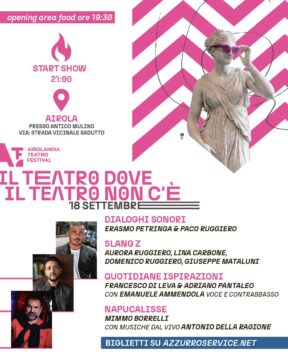 Valle Caudina: Airola riparte grazia a Airolandia Teatro Festival